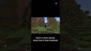 Tutorial about using keybinds #minecraft #gaming  instead