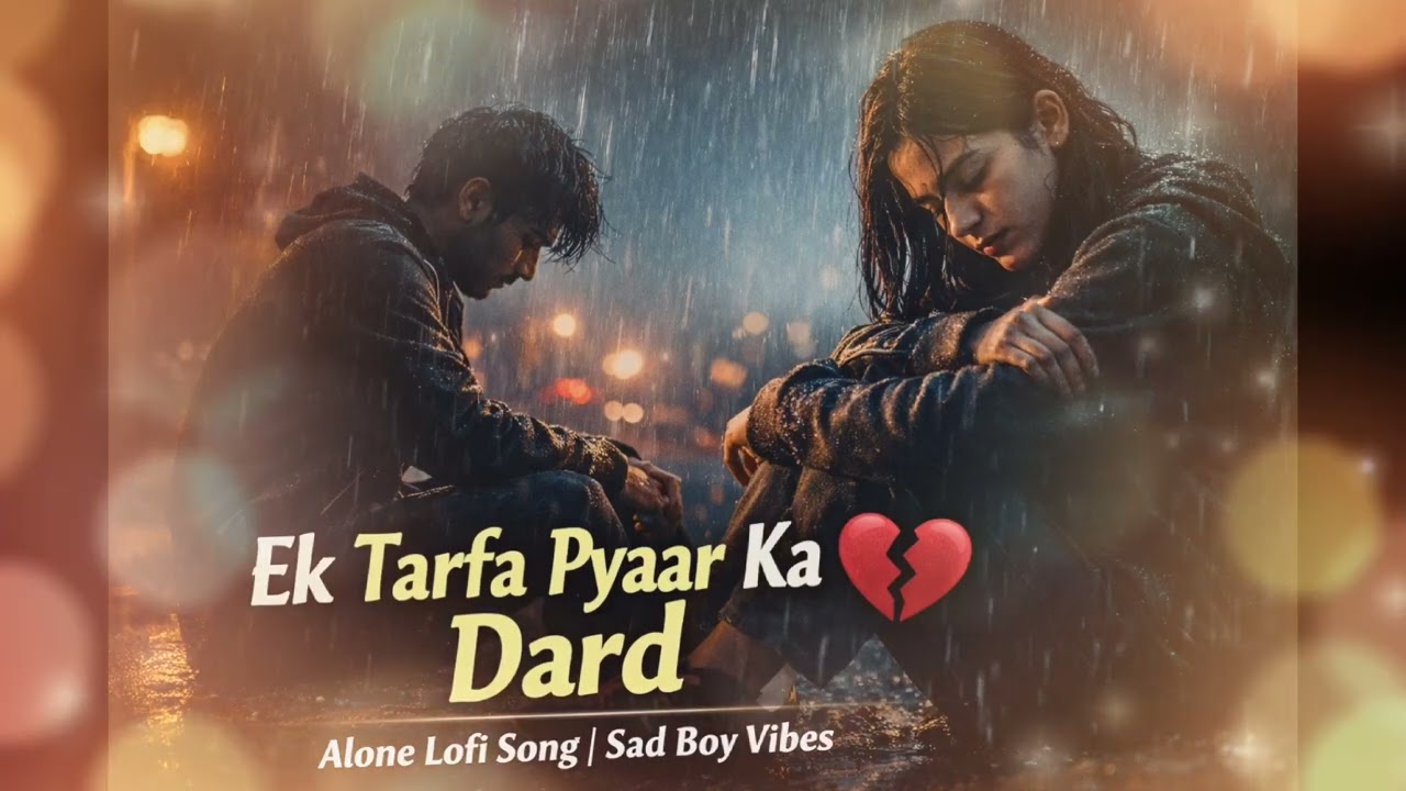 “एक तरफा प्यार का दर्द  💔 | Alone Lofi Song | Sad Boy Vibes”