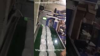 Automatic Thermoforming PP Lid Machine With Robot Stacker(آلة التشكيل الحراري ب غطاء)