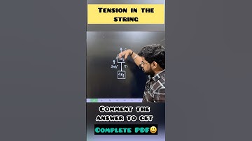 Tension the string(JEE n NEET)
