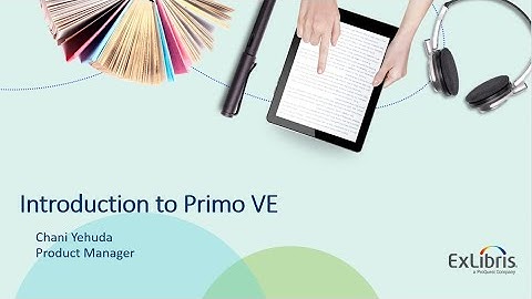 Introduction to Primo VE
