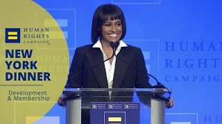 Ariana Debose Speaks at the 2023 HRC Greater New York Dinner