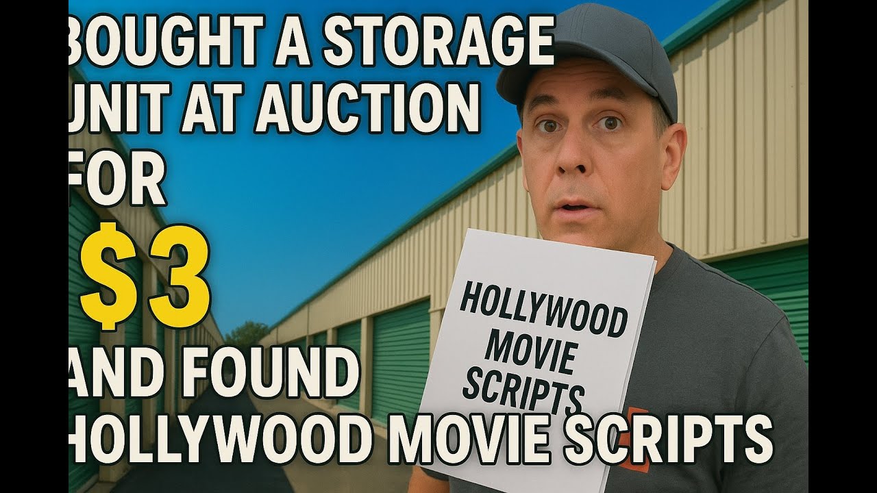 “I Paid $3 for a Storage Unit… and Found HOLLYWOOD Movie Scripts ...
