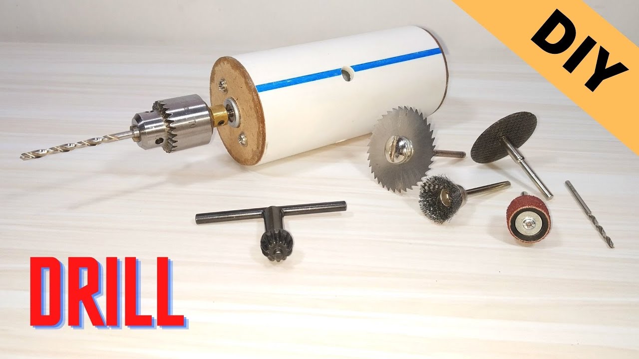 DIY: Powerfull Mini Dremel Drill with Router Base 