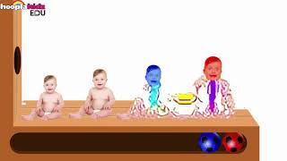 Five Little Babies Jumping On The Bed | Kids Songs | Super Simple So