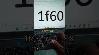 membuat simbol gambar kedipan mata #shortvideo #tutorial #shortcutkey #tipslaptop #shortcut
