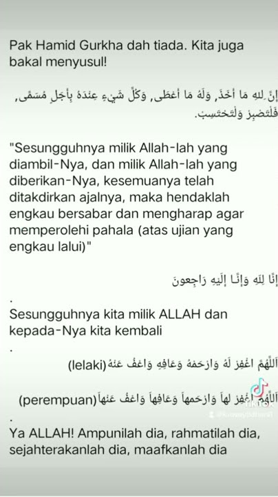 Inalillah