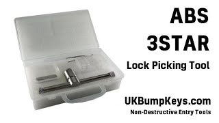 ABS 3 Star Lock Picking Tool - UK Bump Keys