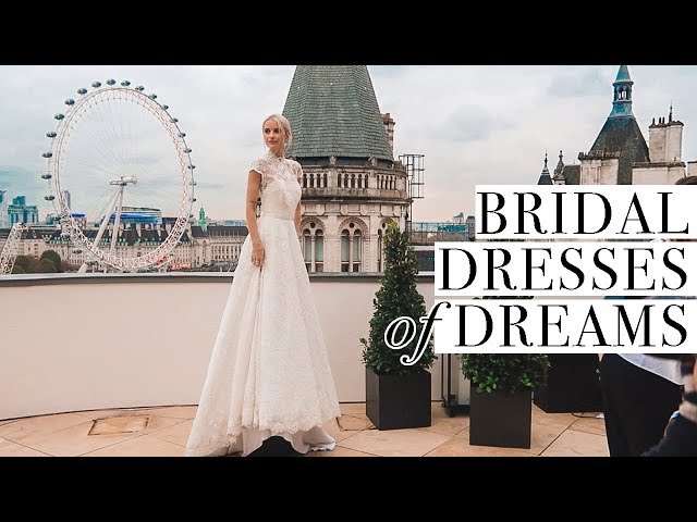 Huge WEDDING DRESSES Try On and Come Along to my BOOK TOUR