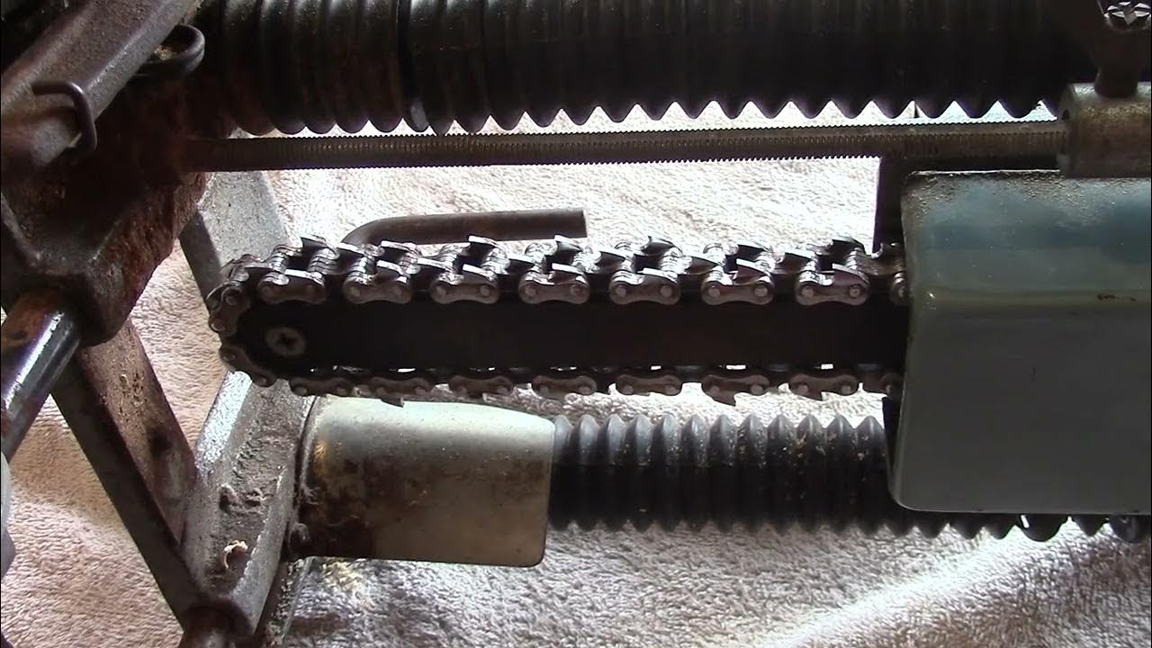 Sharpening a timber frame chain mortiser YouTube