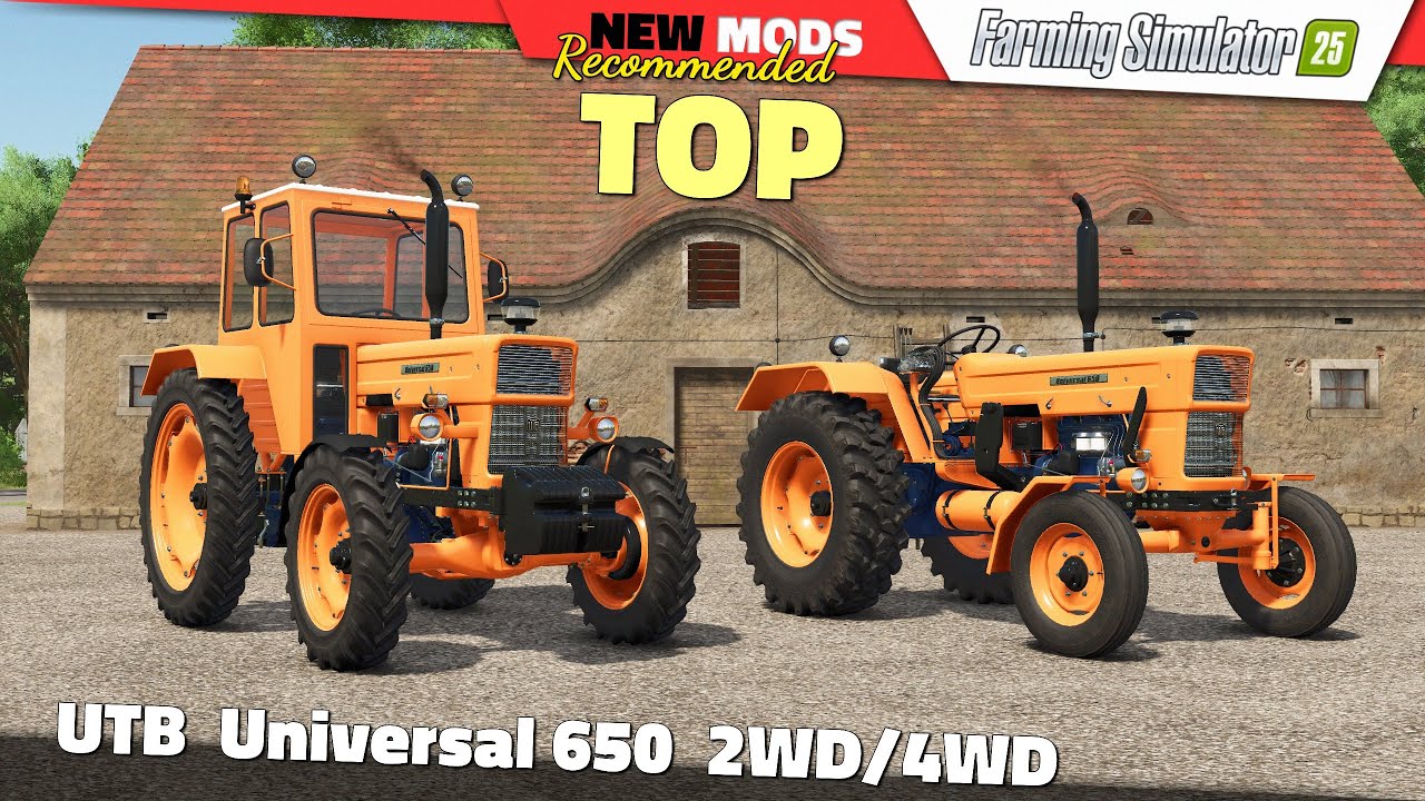 FS25 | UTB Universal 650 2WD/4WD - Farming Simulator 25 Mods Review QHD