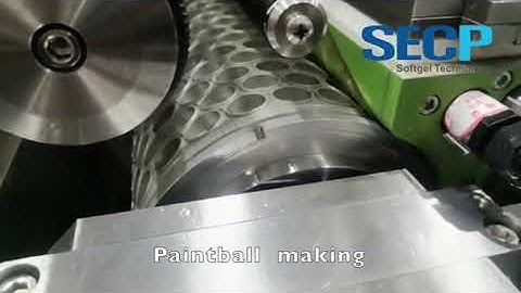 Paintball Encapsulation Production machine manufacturer whole equipment line with Formula support
