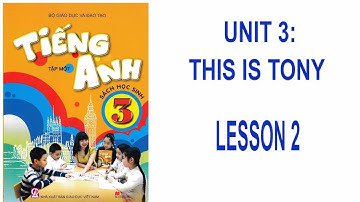ENGLISH 3 - UNIT 3: THIS IS TONY - LESSON 2