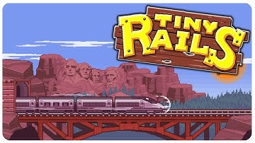 Run Your Own Train Company! | Tiny Rails Gameplay (Android / iOS / PC)