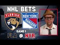 NHL Playoff Picks | Panthers vs Rangers Game 1 Bets with Picks And Parlays Wednesday 5/22