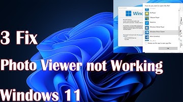 Windows 11 Photo Viewer not Working - 3 Fix