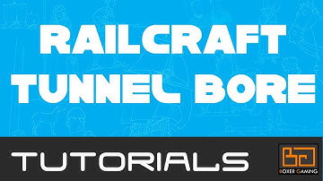 Tekkit RailCraft Tutorial: Tunnel Bore [How To]