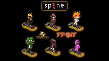 Character animation with skins in 8 direction and isometry