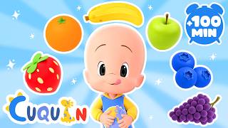 learn fruits cuquin healthy routines educational cartoons