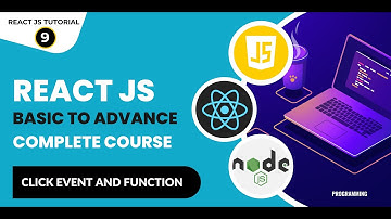 React Tutorial In Hindi #9: React Click Event And Function | React JS Tutorial for Beginners | React