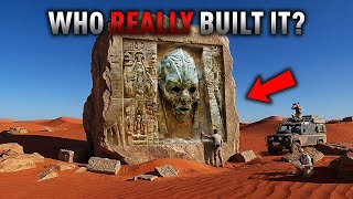 Secrets Beneath the Sand: Unexplained Dark Structure Found Abandoned in the Desert