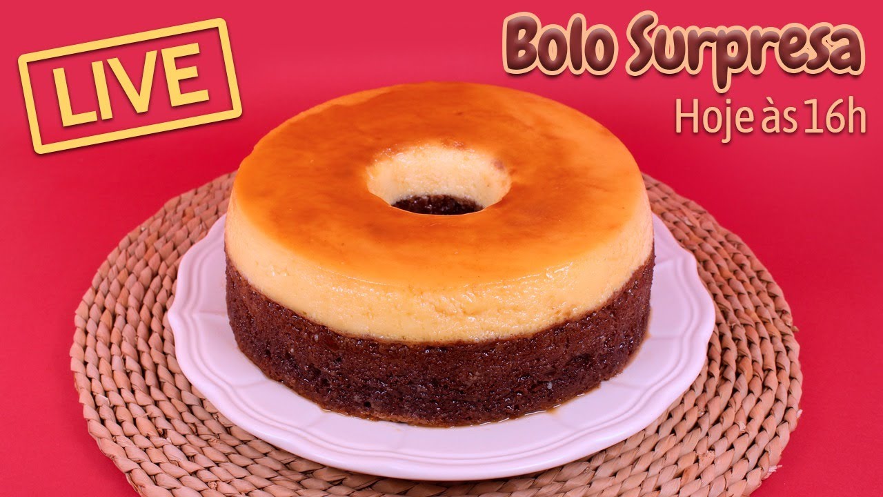🔴 Live - BOLO SURPRESA - Chef Silvia Nicolau