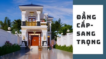 ✅Đẳng Cấp - Sang Trọng Biệt Thự Tân Cổ Điển 2 tầng tại Cẩm Xuyên l Kiến Trúc Sen Việt