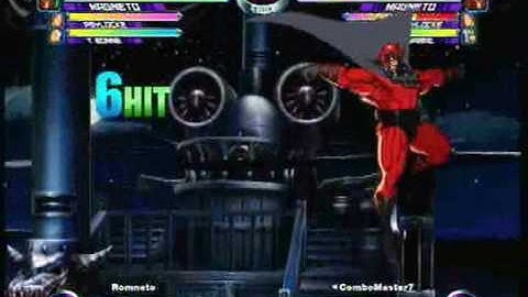 MvC2 Online (360): Brett (Mag/Psy/Tron) vs ComboMaster7 (Mag/Psy/Spir) 10 .:3.2.10:.