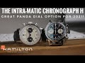 The New Hamilton Intra-matic Chronograph H - Panda and Reverse Panda