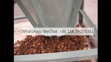 Walnut cracking crusher machine | Macadamia nut shelling cracker | Pecan breaker sheller machine