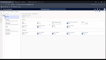 Batch Numbers And Serial Numbers In Dynamics 365