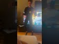 Ball reaction shuffle hip switch