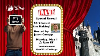 ๐ SURPRISE REVEAL: 50 Years in the Making! ๐ | Here With The Magic
Join us for a special LIVE Here With The Magic Show as we unveil a groundbreaking surprise thats been 50 years in the making! Get ready for an innovative and immersive experience that will bring the Magic of Disney Parks closer to your heart, right from the comfort of your home.
We cant wait to share this with our amazing HWTM community, and trust us, you dont want to miss this exciting reveal. Be sure to like, subscribe, and hit the notification bell so you wont miss the Magic! ๐ SURPRISE REVEAL: 50 Years in the Making! ๐ | Here With The Magic