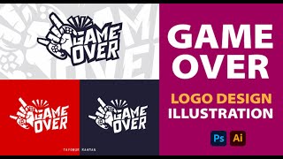 Revealing the Dark Side of Game Over Logo Design