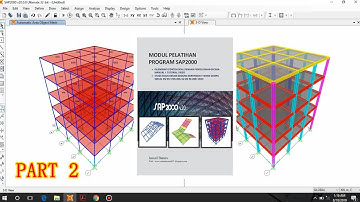 Tutorial SAP2000 Desain Gedung Bertingkat Tahan Gempa SRPMK Part 2
