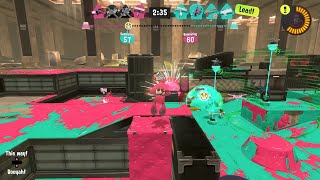Splatoon 3: Against boring bombing in all modes, but this is Rainmaker [6(1)-6, Range Blaster]