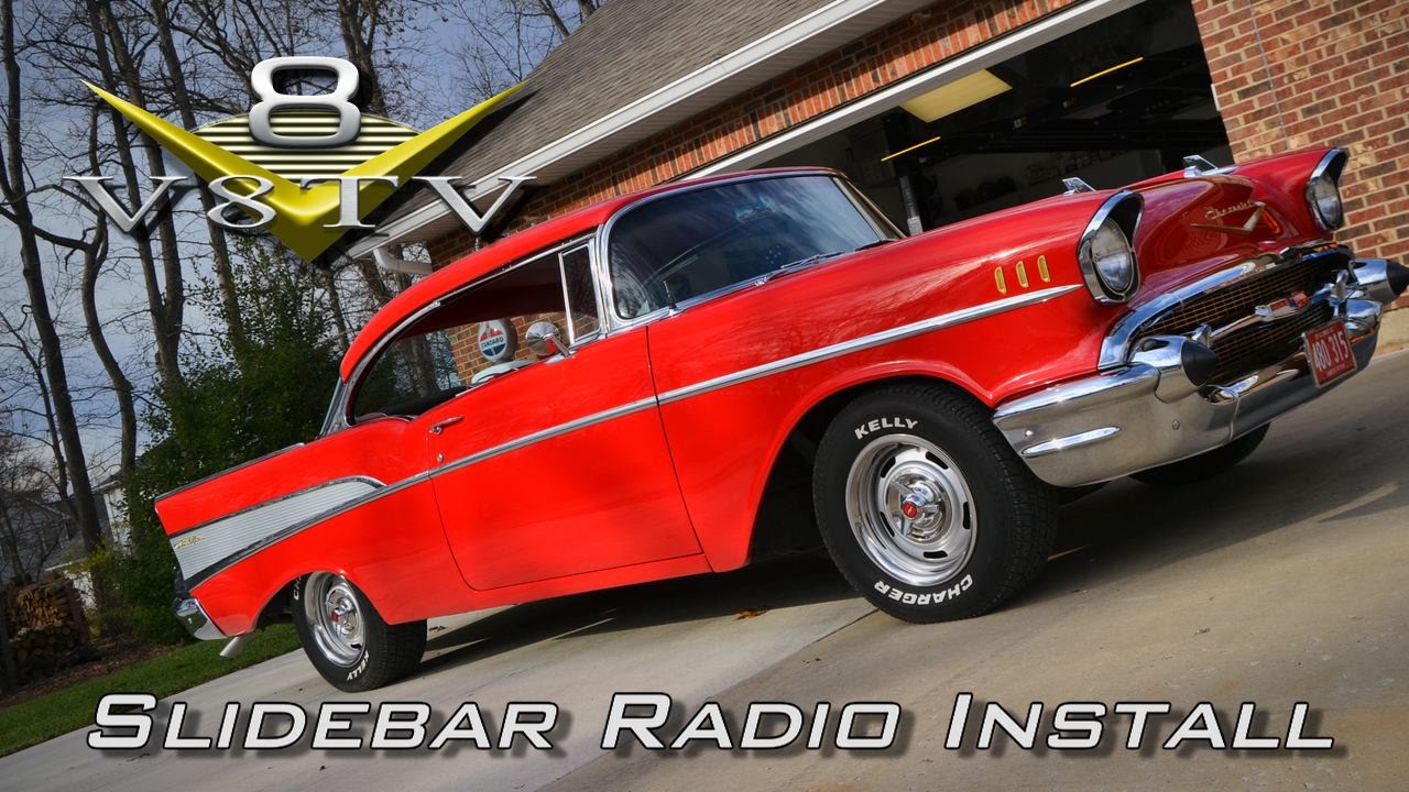 1957 chevy bel air stereo, 57 chevy bel air stereo, 57 chevy slidebar radio...