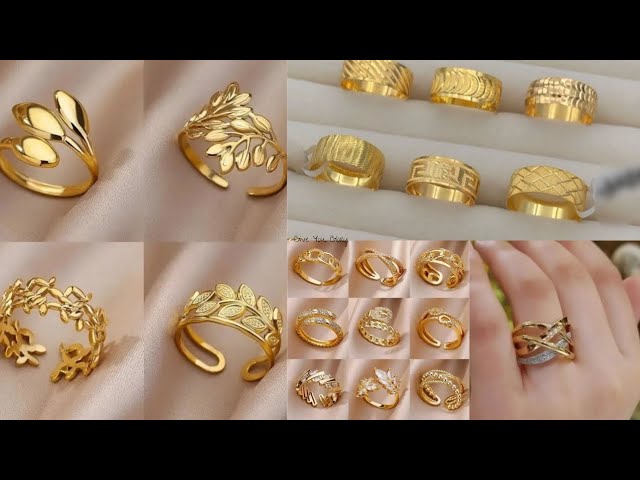 Simple Unique Gold Rings Designs for Men | PC Chandra Jewellers