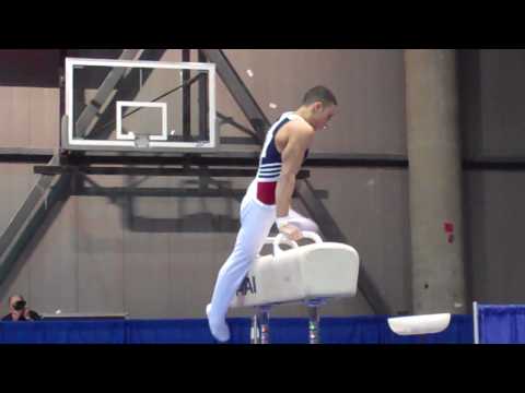 Edward Mesa - Pommel Horse - 2010 Winter Cup - Day 1