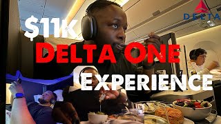 14 Hours in $11,000 DELTA ONE SUITES (First Class) ATLANTA to TOKYO Experience!