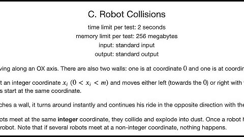Robot Collisions Solution (Educational Codeforces Round 109)