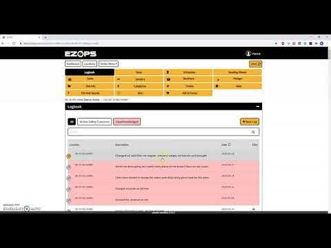 Easy Ops Introducing the EZ Ops Logbook | EZ Ops field operations software - YouTube
