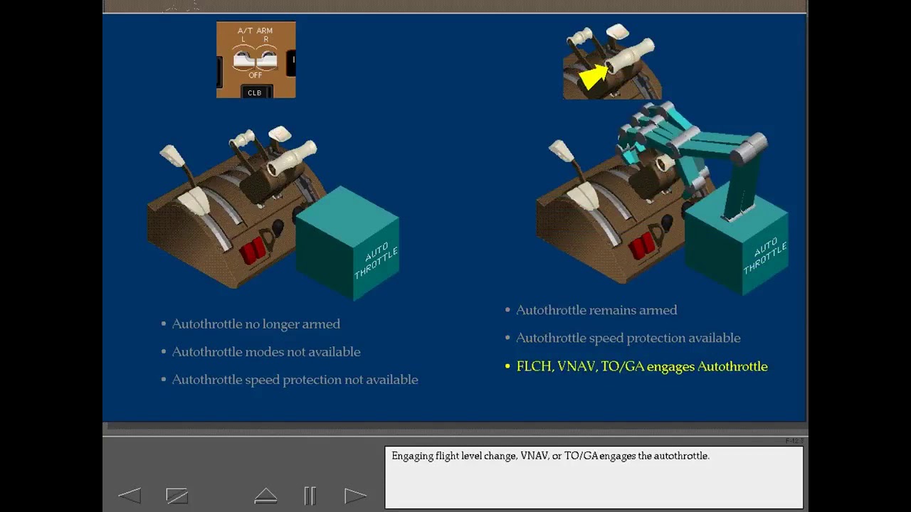 Boeing 777 Cbt #76 747 To 777 Differences Autoflight - YouTube