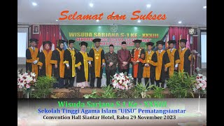 Wisuda Sarjana STAI 'UISU' Pematangsiantar Tahun 2023