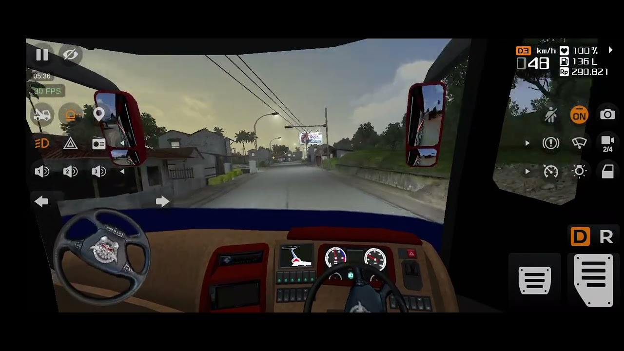 Bus simulator, picking passengers for a tour