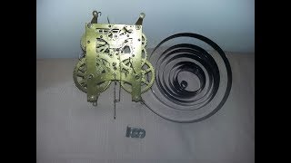 RELOJ DE PAREDREPARACIONTUTORIALREPARACION DE CUERDA ROTA SIN TAMBORWALL CLOCK