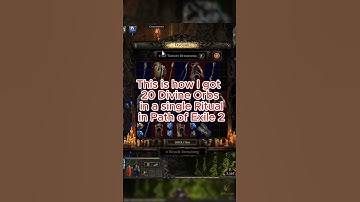 This is how I got 20 Divine Orbs in a single Ritual | Path of Exile 2 #pathofexile2 #poe2