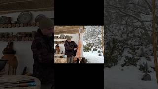 Full “Traditional Outdoor Meat Preparation in a Snowy Setting” Update
