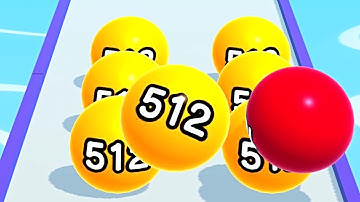 Ball Run 2048 Merge Number ! MAX LEVELS Gameplay Walkthrough New Update Part 271 android, ios