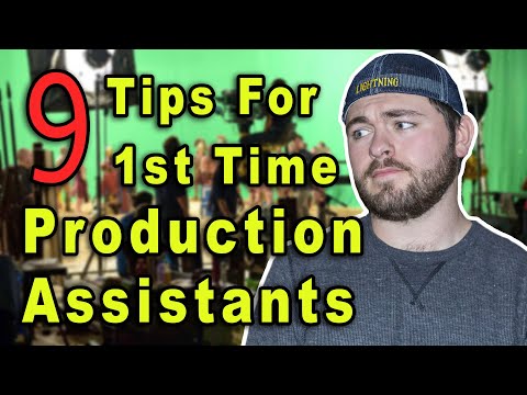 9 Tips For 1st Time Film Production Assistants